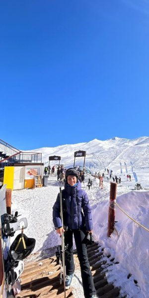 Saída do Hotel Valle Nevado - Praticamente dentro da pista de Ski